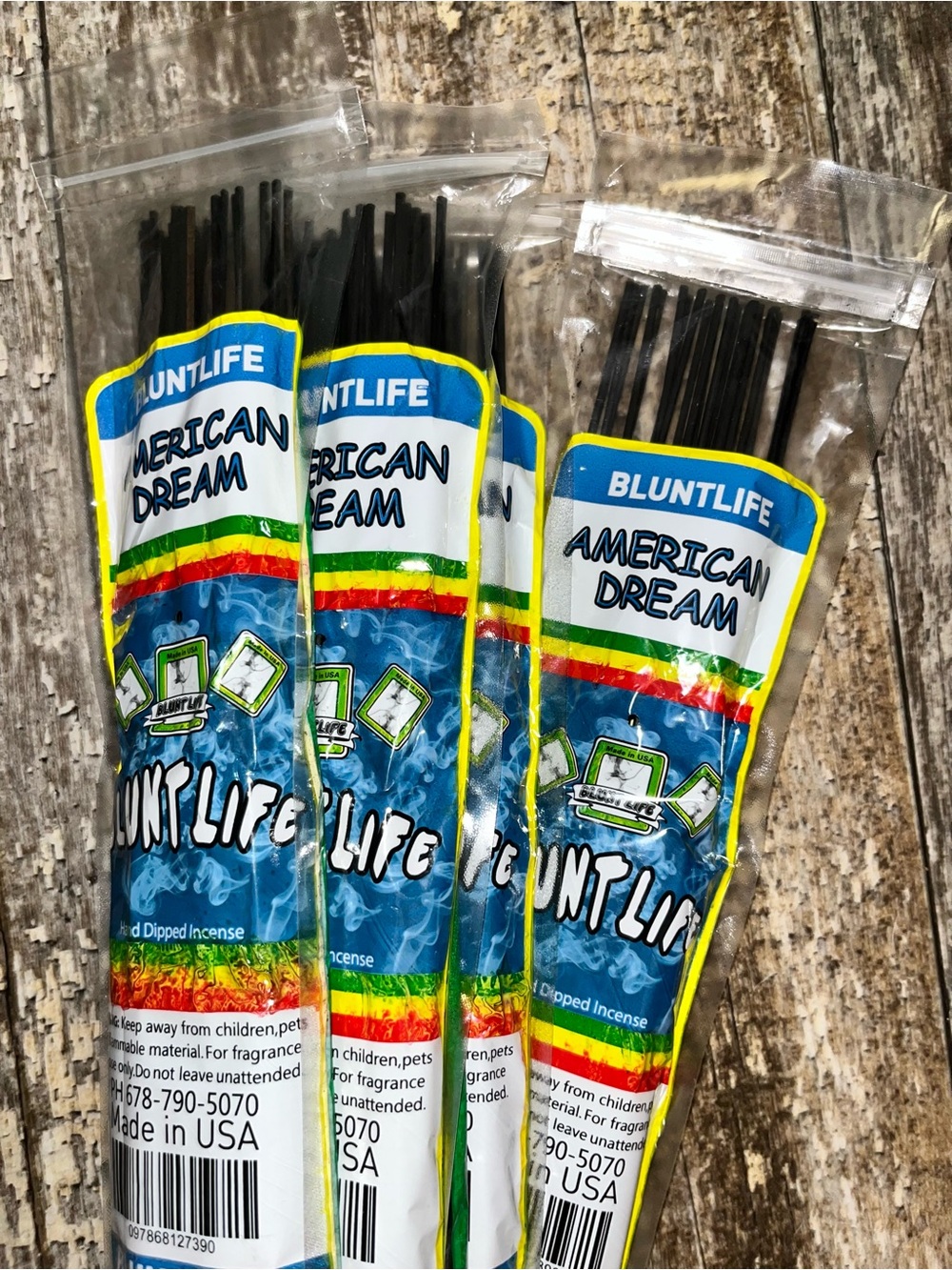 BluntLife Jumbo 19 Inch Incense Sticks American Dream 25 Sticks per Pack